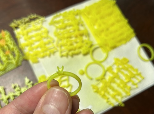 3Dプリントのテスト出力で状態を確認