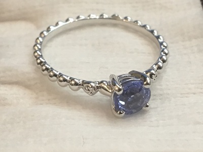 磨き上げられた完成リング