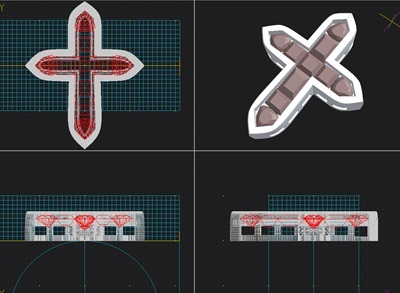 3D CADの設計画面