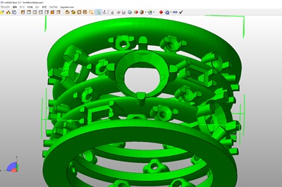 3Dプリンタへ転送するデータ