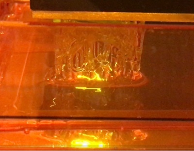 形状確認のため3Dプリント