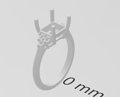 3D Builderを使用して、3Dプリント用データの微細なエラーを修復しているPC画面