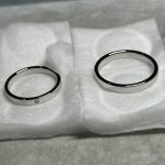 完成した結婚指輪