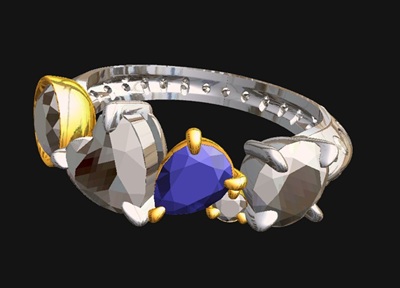 完成した3Dデザイン